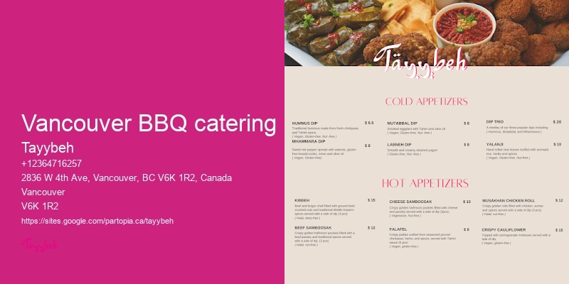Vancouver BBQ catering