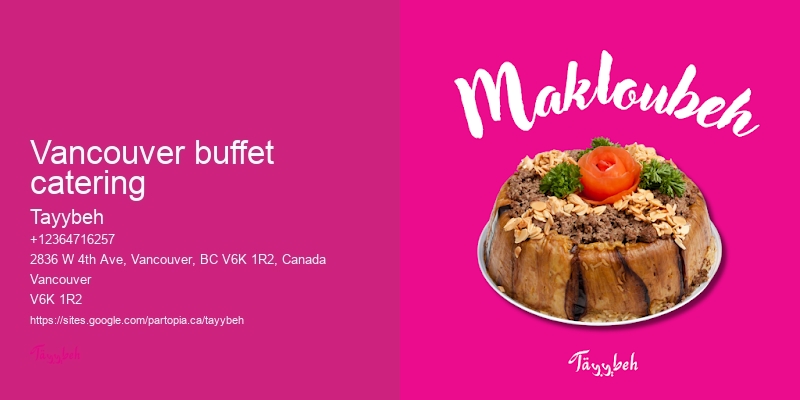 Vancouver event catering with variety