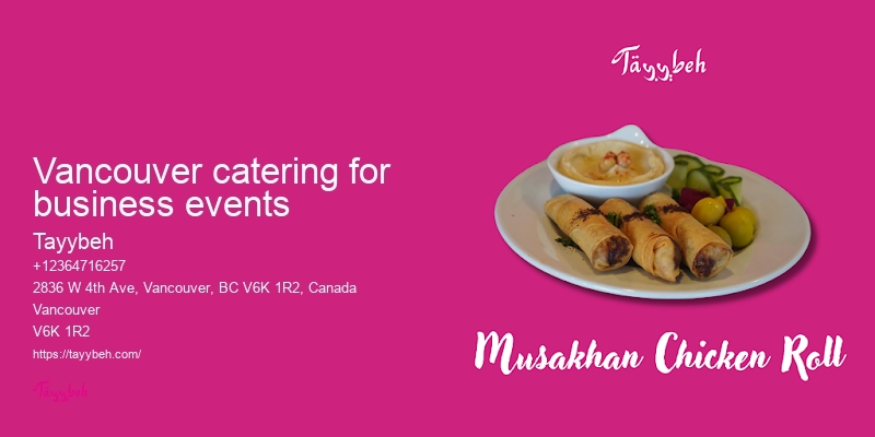 Vancouver Best Syrian Meal Packages