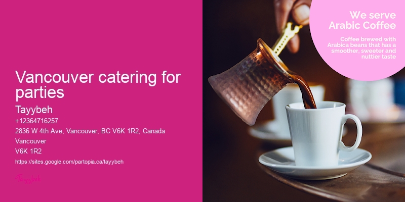 Middle Eastern Party Catering Vancouver