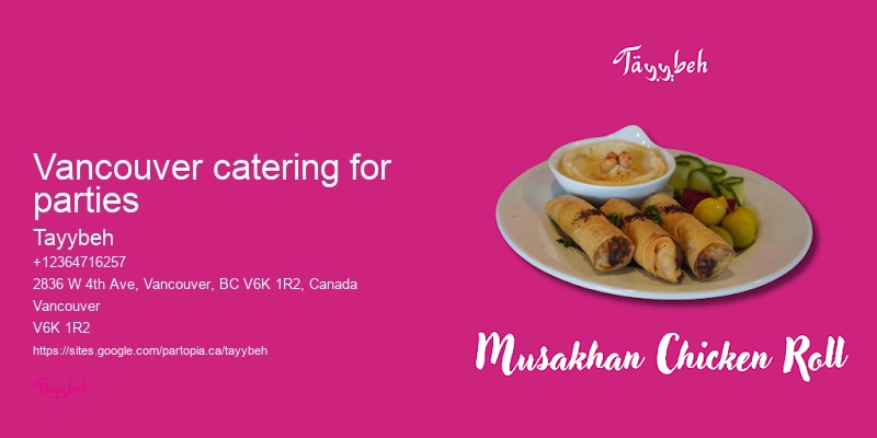 Vancouver catering service providers