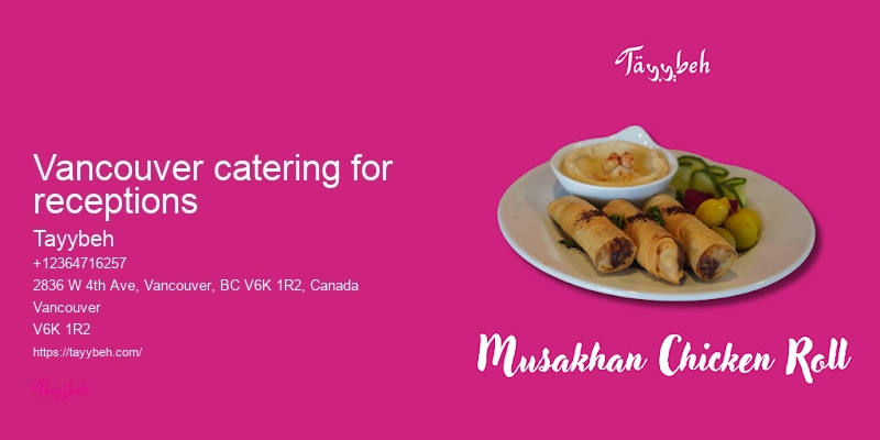 Syrian Catering for Parties Vancouver