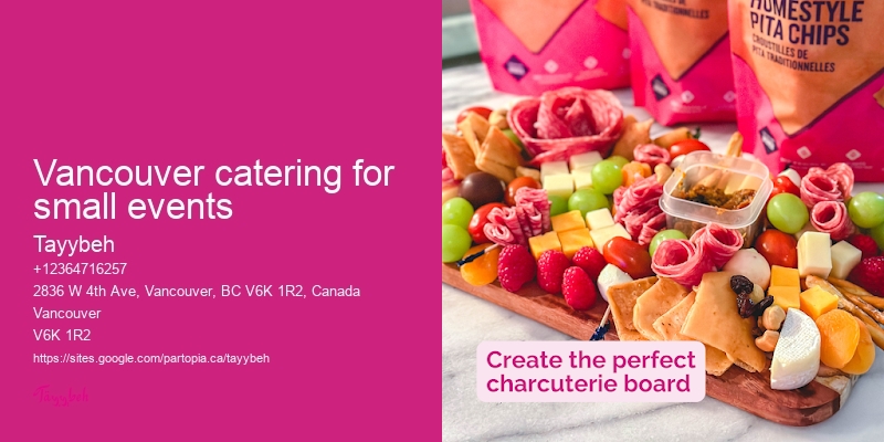 Catering for Wedding in Vancouver