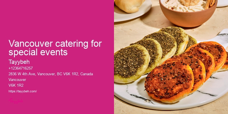 Personalized Event Catering Vancouver