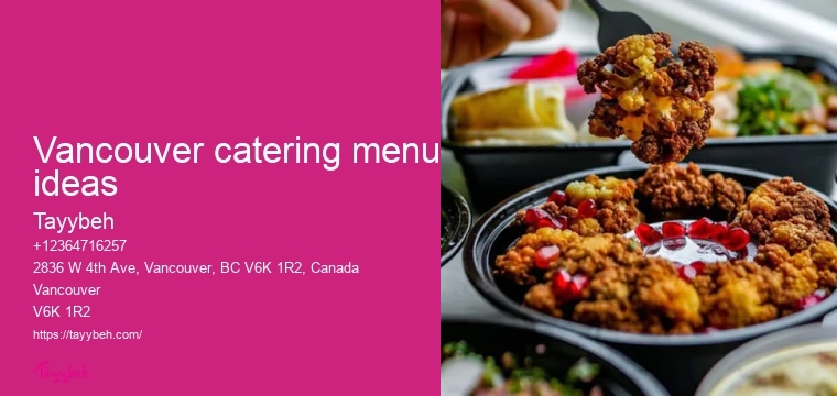 Syrian Specialty Catering Vancouver