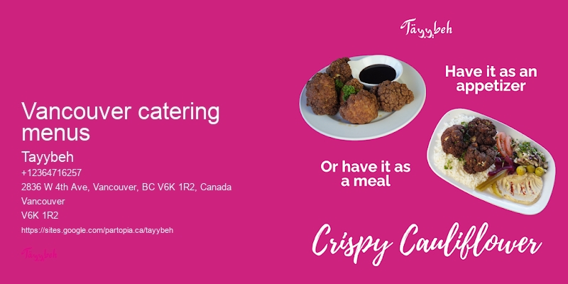 Top Syrian Chefs Vancouver