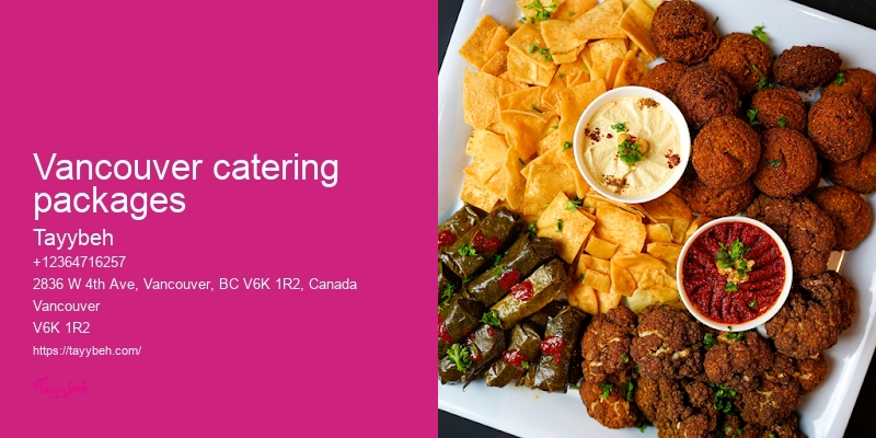 Catering for outdoor events Vancouver