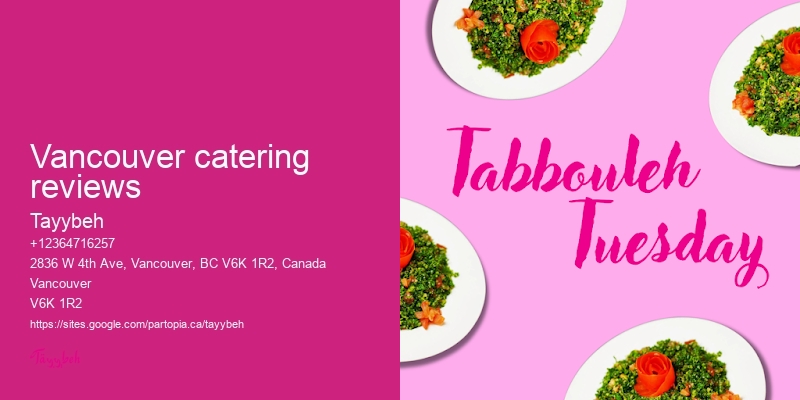 Elegant catering Vancouver