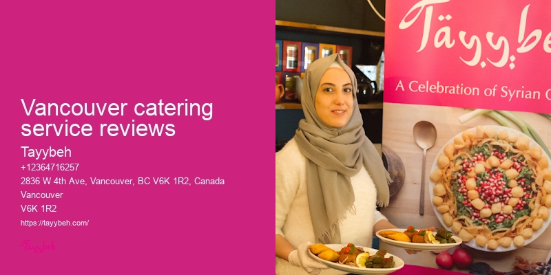 Syrian Food for Special Events Vancouver