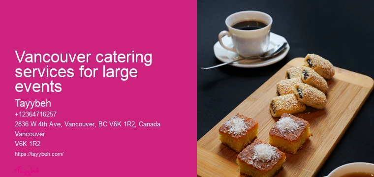 Vancouver exclusive catering services