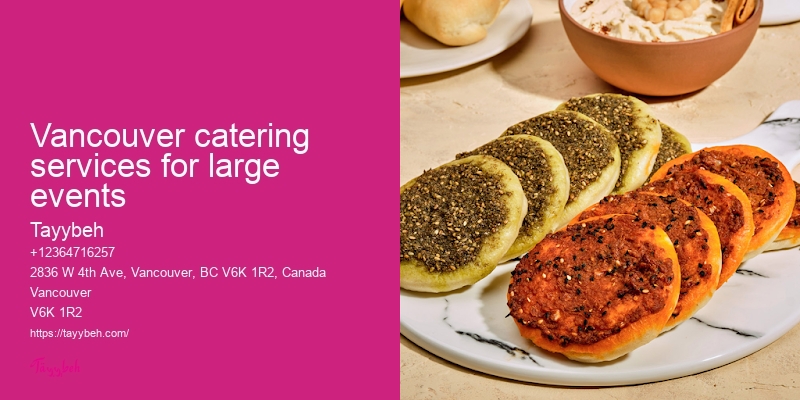 Vancouver catering for large groups