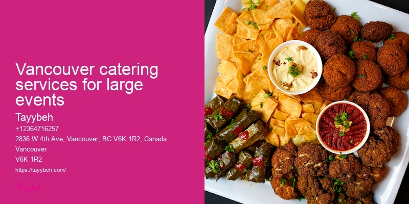 Vancouver catering for office events