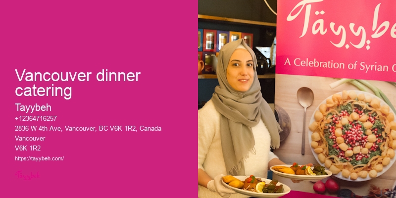 Event catering packages Vancouver