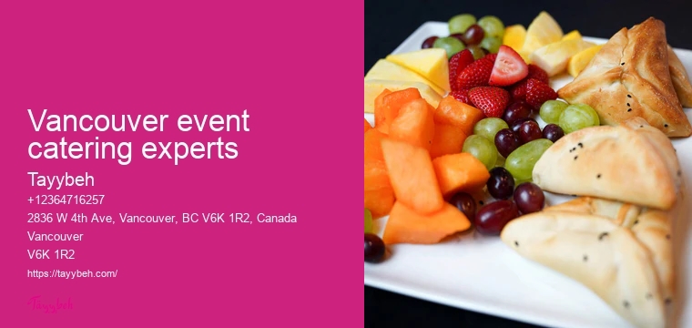 Top-rated catering companies Vancouver