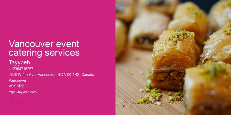 Professional event catering Vancouver