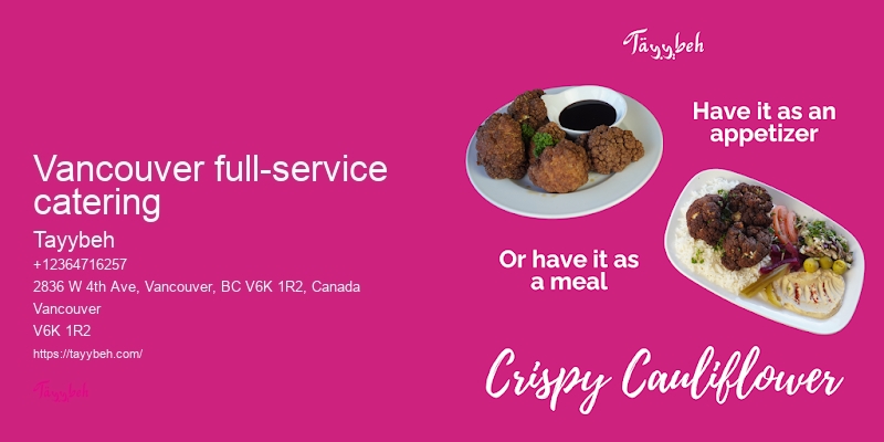Best wedding catering Vancouver