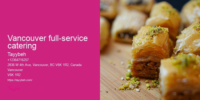 Syrian Dishes for Special Occasions Vancouver