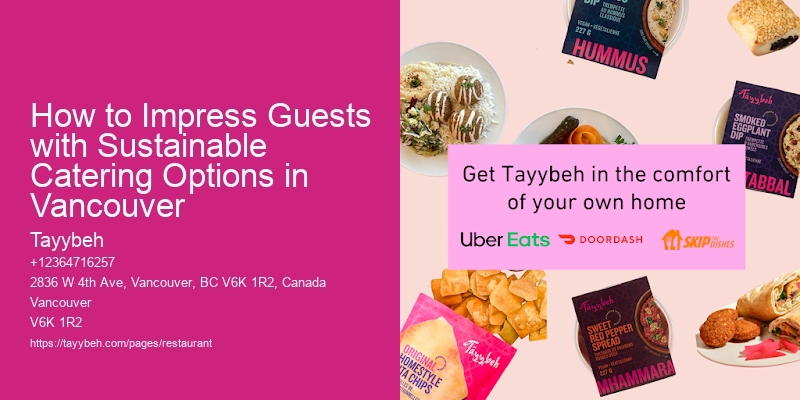 How to Impress Guests with Sustainable Catering Options in Vancouver