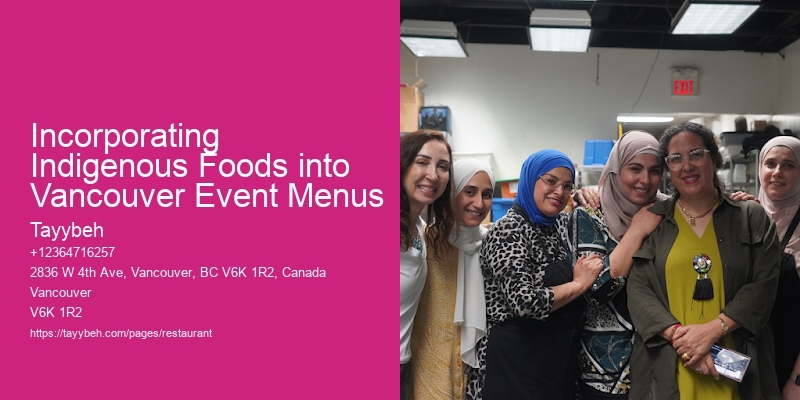 Incorporating Indigenous Foods into Vancouver Event Menus